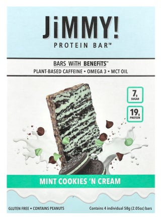 Bars with Benefits Protein Bar Mint Cookies 'N Cream 4 Bars 2.05 oz (58 g) Each - pzsku/ZAB1E54FB19F339C27C8DZ/45/_/1729082829/e0050b8f-1309-4ca9-b637-8762e469373f