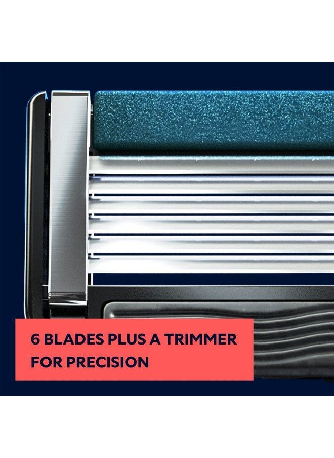DOLLAR SHAVE CLUB - 6Blade Travel Shaving Kit Diamond Grip Club Series Razor Handle 6Blade Club Series Razor Cartridges And Razor Cover - Image 1