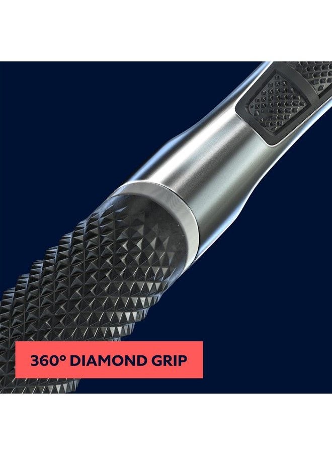 DOLLAR SHAVE CLUB - 6Blade Travel Shaving Kit Diamond Grip Club Series Razor Handle 6Blade Club Series Razor Cartridges And Razor Cover - Image 1
