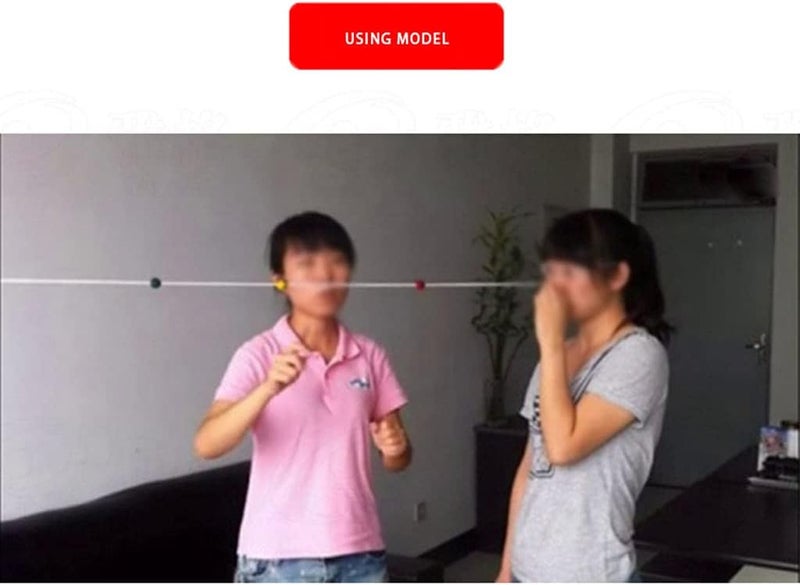 klarako Useful Brock String with 3 Beads Vision Convergence Training Tool for Kids Adult - Image 5