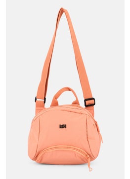 bebe Women Brand Logo Cross Body Bag 24 L x 17 H x 9 W cm, Light Pink  - Image 1