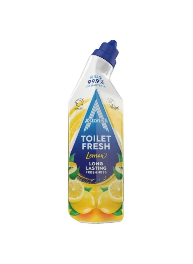 Astonish Toilet Fresh Lemon Cleaner Gel 750Ml