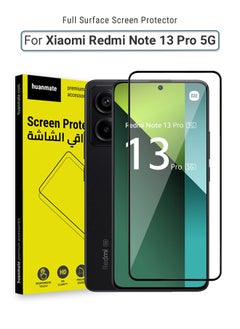 Xiaomi Redmi Note 13 Pro 5G Screen Protector – Premium Edge to Edge Tempered Glass, High Transparency, Delicate Touch, Anti-Explosion, Smooth Arc Edges, Easy Installation