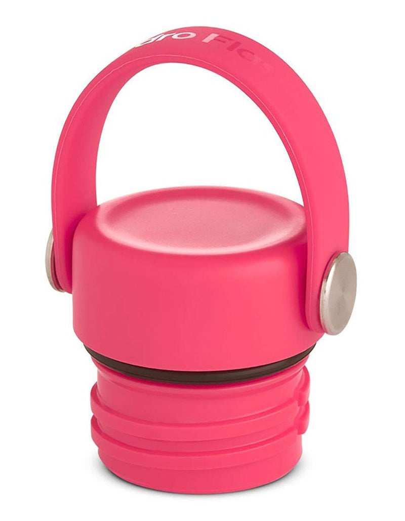 HYDRO FLASK Standard Mouth Leak Proof Flex Cap Leak Proof Cap with Honeycomb Insulation and Strap with Stainless Steel Pivots BPAFree and ToxinFree Watermelon