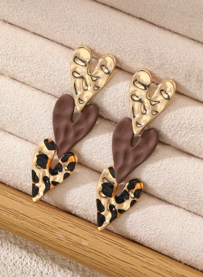 Take Two  Set of 3 - Heart Stud Earrings for Women | Best Price UAE