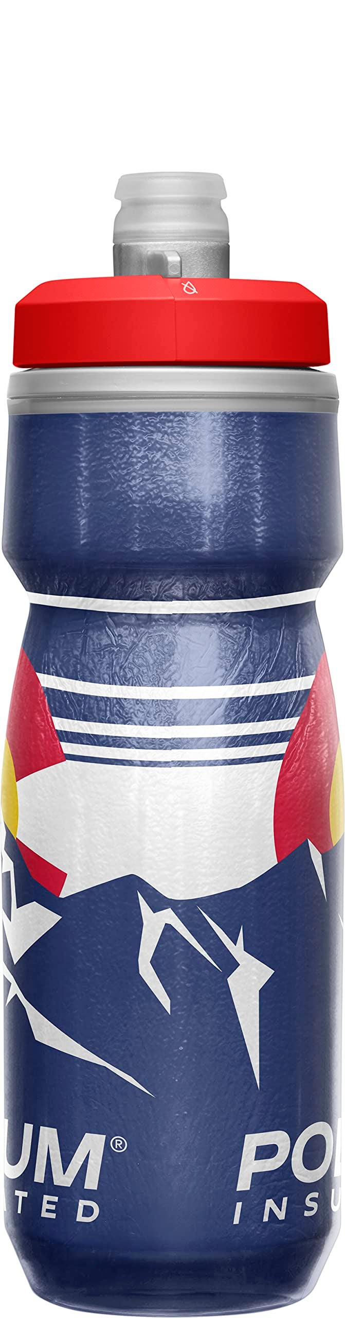 CamelBak Podium Chill Insulated Bike Water Bottle - Easy Squeeze Bottle - Fits Most Bike Cages - 21oz  Colorado - Image 3