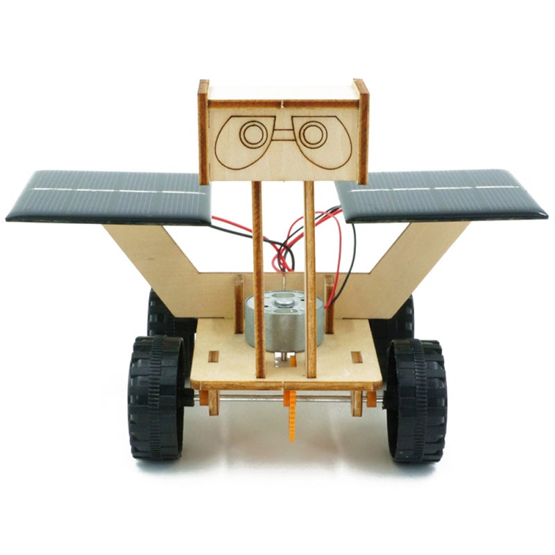 Diy Solar Car Kit: Stem Learning Toy - Hands-On Science Project for Kids Aged 6+, Educational Solar Powered Car Model to Boost Intellectual Development & Hand-Eye Coordination - Image 1