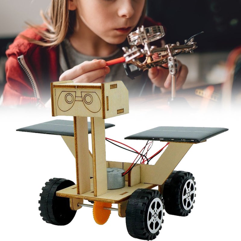 Diy Solar Car Kit: Stem Learning Toy - Hands-On Science Project for Kids Aged 6+, Educational Solar Powered Car Model to Boost Intellectual Development & Hand-Eye Coordination - Image 5