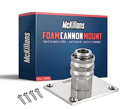 McKillans Â® Automatic Foam Cannon Mount Machined in 304 Stainless Steel with Included Stainlesss Hardware - Image 2