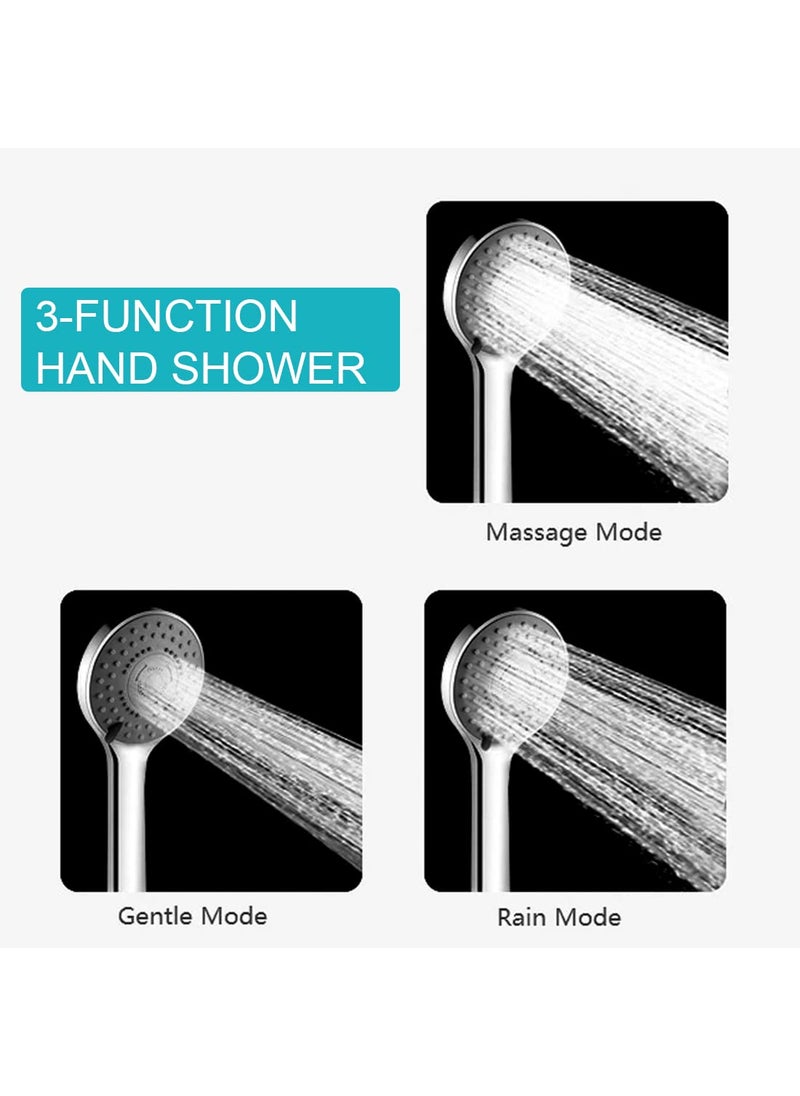 Alton ALTON SHR20710 ABS 4INCH 3Function Hand Shower With 15 Meter Shower Hose Pipe Wall Hook  - Image 4