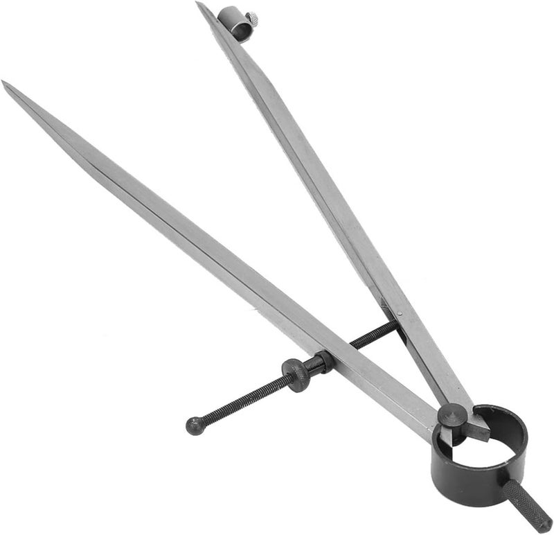 Carbon Steel Wing Divider Line Location Scriber Drawing Compasses for Math and Leather Craft (300mm) - Image 3