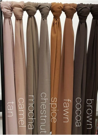 Bundle Of Eight Plain Casual Chiffon Scarf Big Size - Multicolor - pzsku/ZAB1ED047FA369ACF5E3BZ/45/_/1663326746/1de1e07e-6c7c-4f3c-bc06-402e078dc6b8