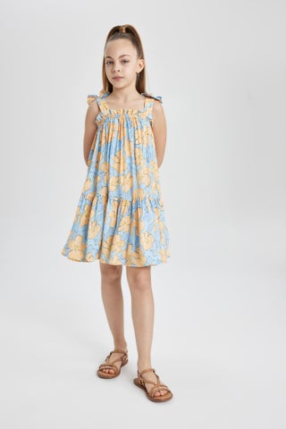 Girl Strappy Floral Patterned Dress - pzsku/ZAB1EF1BB81E52DE8F9B0Z/45/1748351727/9936c365-3529-4a47-a955-a2b9e1444c14