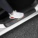 LEXLEYWith ALTIMALOGO For Nissan 20192026 Altima Carbon Fiber Style Leather Door Sill Protector AntiDirty Scuff Plate Cover Guard Sills Protector TrimWelcome Pedal Protect 4PCS RED - Image 2