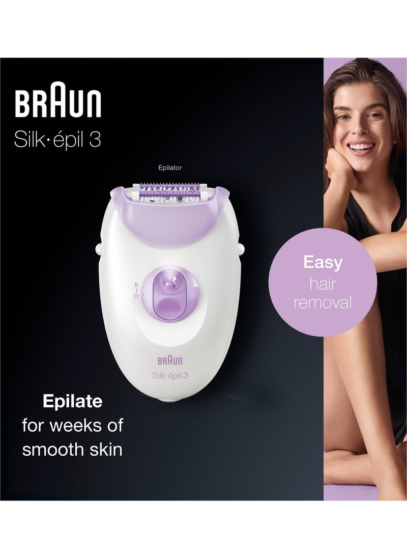 BRAUN - Silk Epil 3 Epilator 3170 Soft Perfection - Image 1