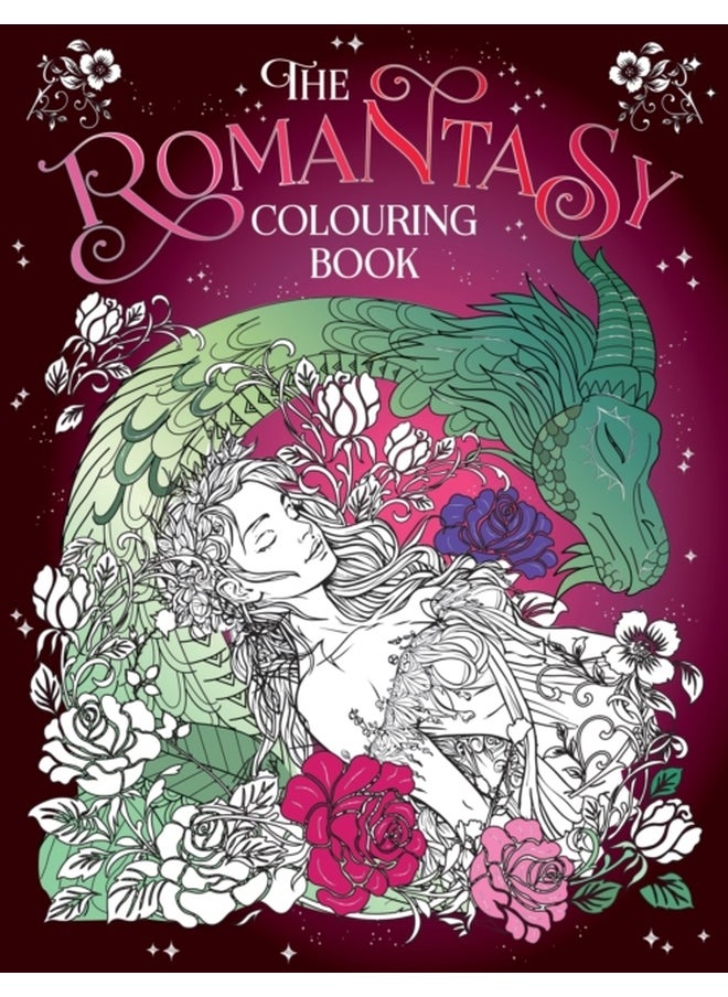 The Romantasy Colouring Book : A Fantastical Journey of Colour and Creativity 