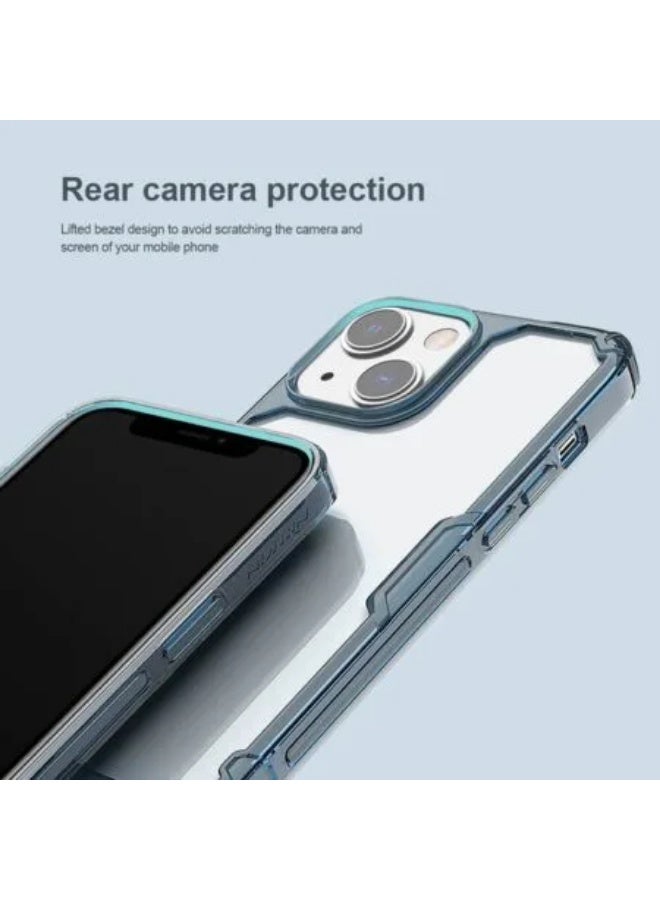 Nillkin Nature Pro Transparent Case for iPhone 14 Plus – Professional Protection in Blue | Nillkin Nature Pro Transparent Case for iPhone 14 Plus – Blue - Image 2