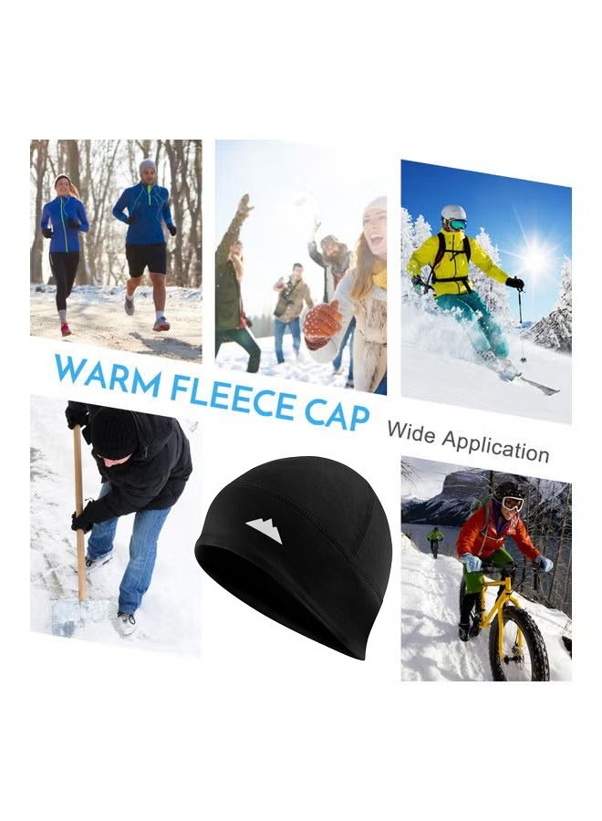 Golovejoy Warm Running Brimless Helmet with Lining Of Small Cloth Hat Helmet Liner Running Thermal Under Cycling Head Hat Ultimate Moisture Wicking Performance for Suitable For Brimless Caps Under Helmets - Image 4