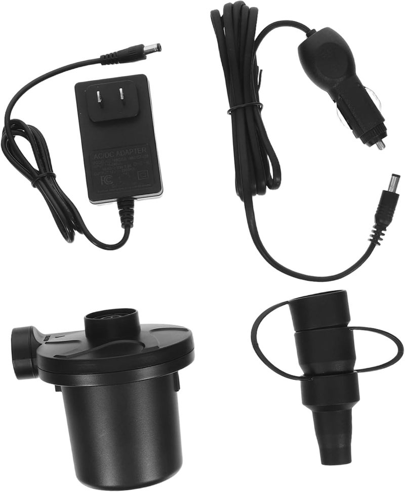 Gadpiparty Electric Air Pump for Mattress and Inflatables with 3 Nozzles, Portable Compact Electric Pump for Outdoor Pool Floats, Beds, Rafts, US Plug 110v - Image 1