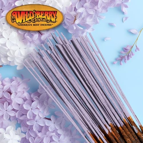 Wild Berry Incense Sticks - Lilac - Crisp Aroma with Hyacinth and Citrus - Hand Dipped in The USA (100 Count) - Image 2