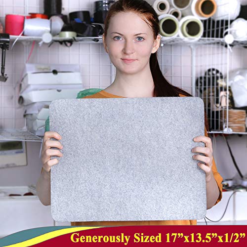 SAVINA Wool Pressing Mat - 17" x 13.5" Quilting Ironing Pad - 100% New Zealand Felted Wool Iron Board for Quilters, Great for Quilting & Sewing Projects by Savina - Image 3