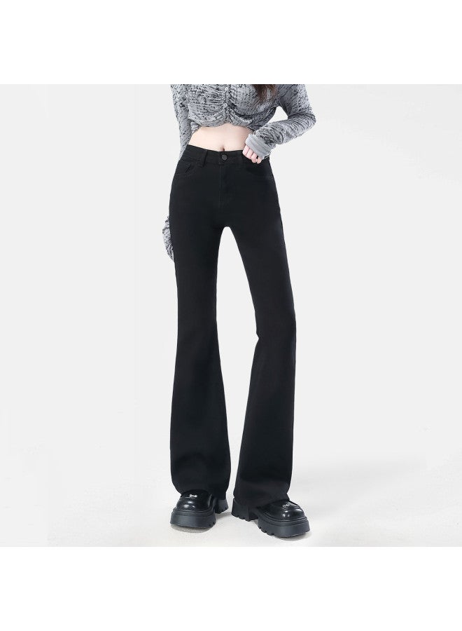 EPTISON Fashionable Flared Jeans For Women, Autumn 2025, Versatile Stretchy Slim-Fit Comfortable High-Waisted Slimming Bell-Bottom Pants - Image 5