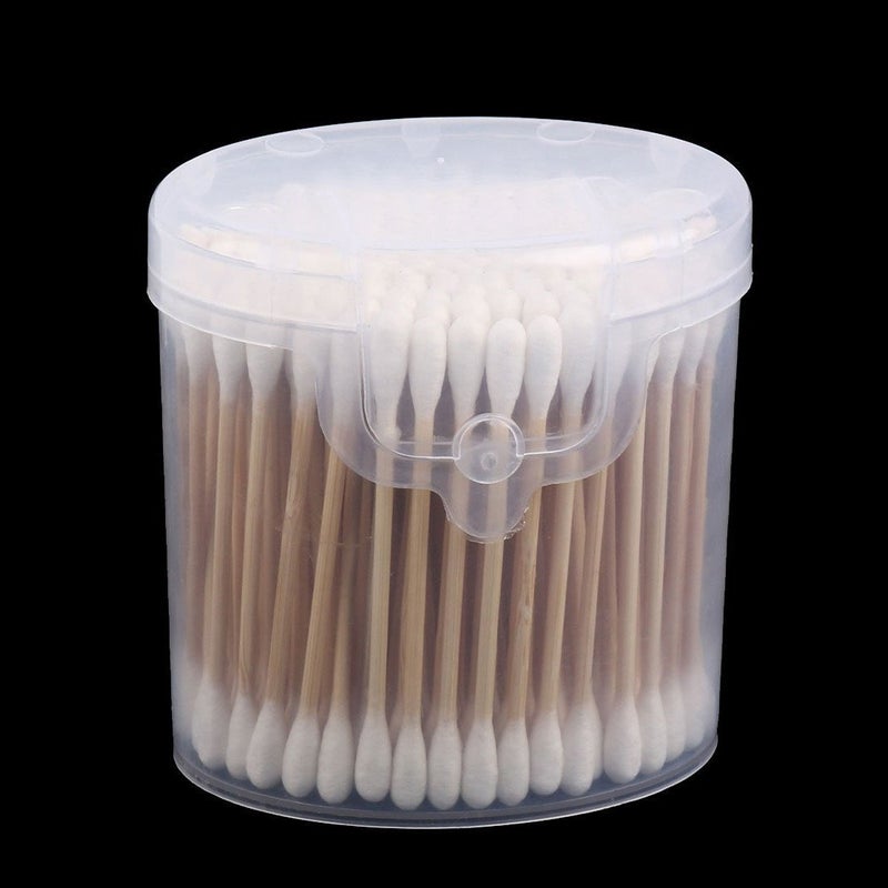 Wooden Stick Cotton Swabs Qtips XMHF Double Tipped With Cotton Heads Multipurpose Safe Highly Absorbent Hygienic