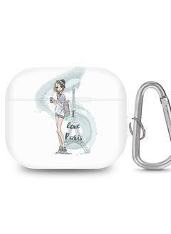 StylePods Case for Airpods 3rd Gen Case With Anti-Lost Keychain -  I Love Paris