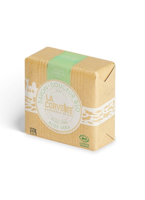 La Corvette Organic Aloe Vera Soap 100g - Moisturizing and Soothing Soap