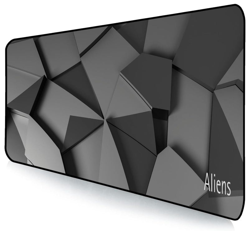 Aliens Extended Gaming Mouse Pad Desk Mat for Computer, Laptop, Keyboard, Smooth Cloth Surface, Nonslip Rubber Base, Compatible with Laser and Optical Mouse, Office, Home 580x280mm (EXT-51) - Image 1