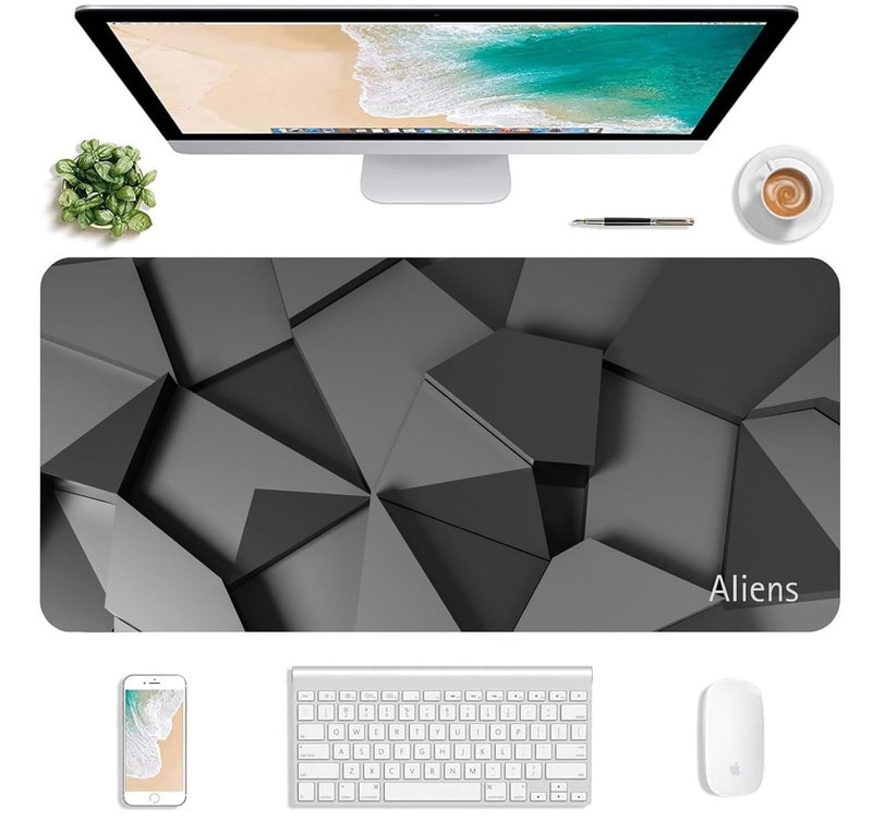 Aliens Extended Gaming Mouse Pad Desk Mat for Computer, Laptop, Keyboard, Smooth Cloth Surface, Nonslip Rubber Base, Compatible with Laser and Optical Mouse, Office, Home 580x280mm (EXT-51) - Image 2