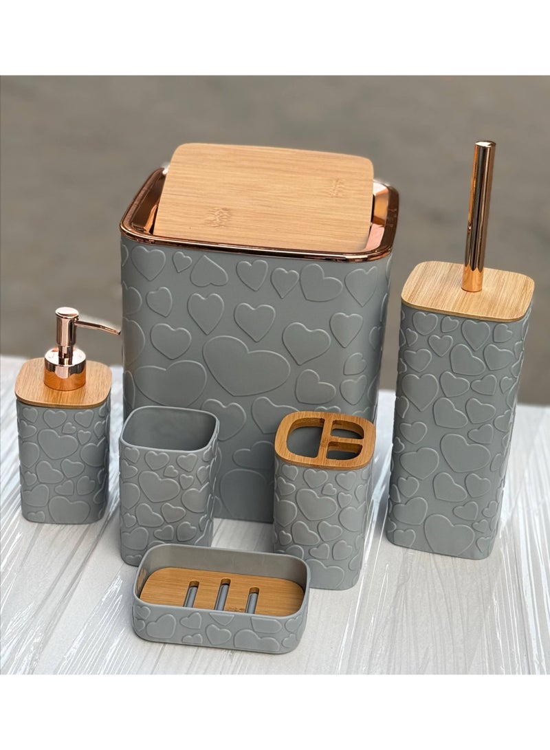 6-piece bathroom set