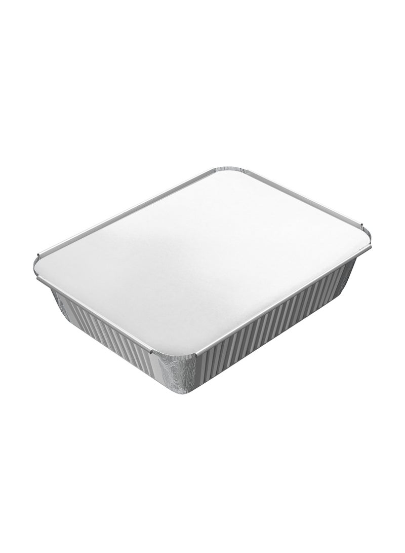 IDEAL PACK Aluminum Container with Lid 8389 Pack 10 pcs Lunch Box  Storage box container 5PKTS - Image 3