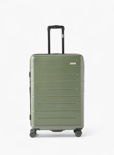 وايف Textured Hardcase Luggage Trolley Bag with Retractable Handle