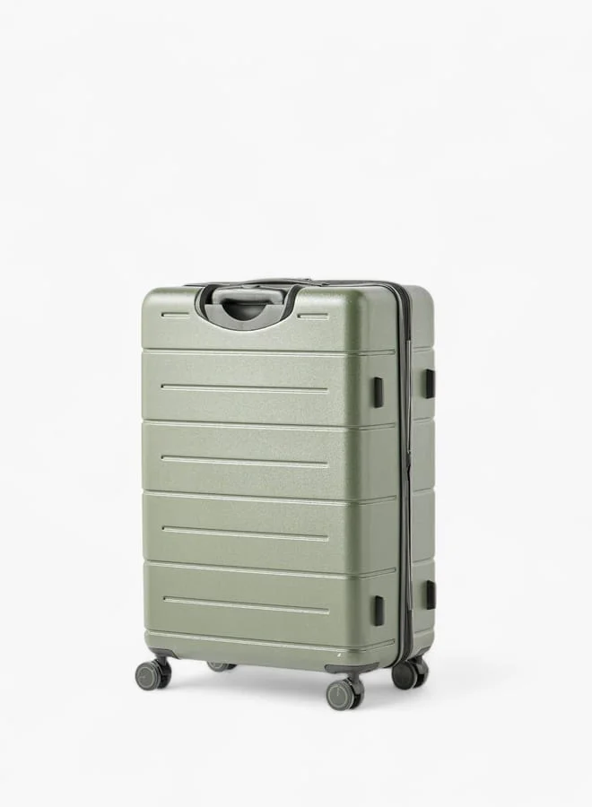 وايف Textured Hardcase Luggage Trolley Bag with Retractable Handle