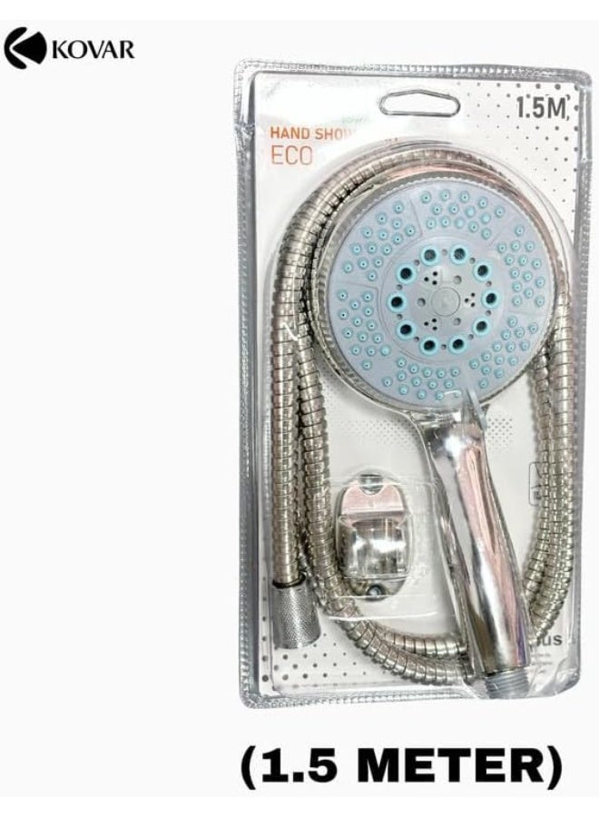 Kovar Stainless Steel Handheld Shower Head Set – Premium Adjustable Shower Spray With Ergonomic Handle For Luxurious Bathing Experience – Ideal For Home Bathrooms And Showers - Image 2