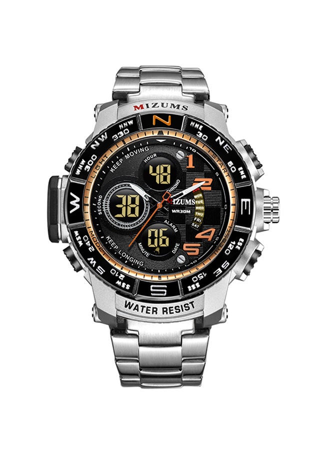 NIBEMINENT unisex Metal Analog+Digital Wrist Watch J4371-5 - Image 1