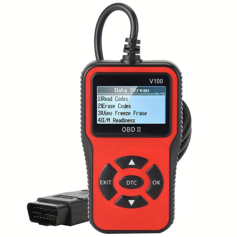 Orange OBD2 Car Scanner V100 Engine Code Reader Diagnostic Tool For Vehicles Since 1996 Up To 36V No Battery Needed - Image 1