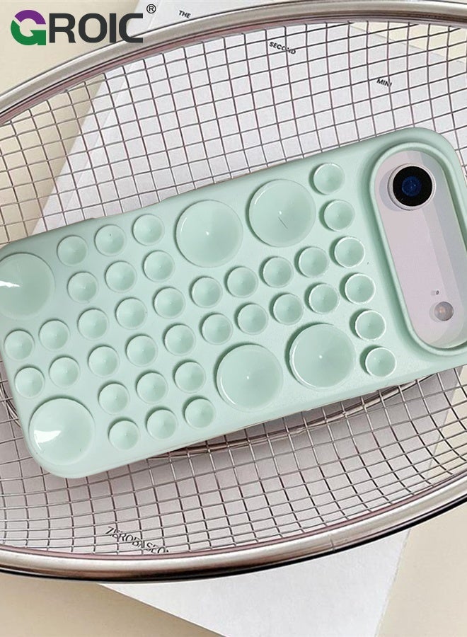 GROIC Silicone Suction Cup Phone Case for iPhone 17 Air, Self-Adhesive Grip Cover for Smooth Surfaces, No-Slip Grip, Shockproof Protection for iphone 17 Air  (Sky Blue) - Image 5