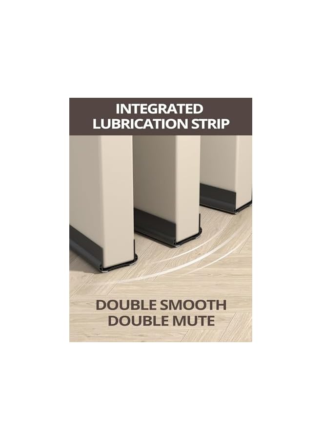 The Bros New Upgrade Under Door Draft Stopper for Bottom of Door, Free Cutting Length, 1m/39 inch Under Door Noise Stopper, Under Door Draft Blocker, Under Door Bug Stopper Door Dust Stoppers (Black, 1m) - Image 4