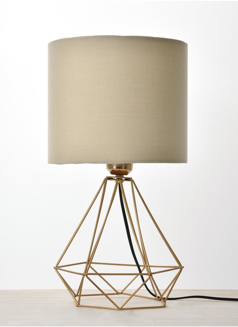 El Rawda Lighting - Diamond Fit Table Lamp - Gold - Image 1