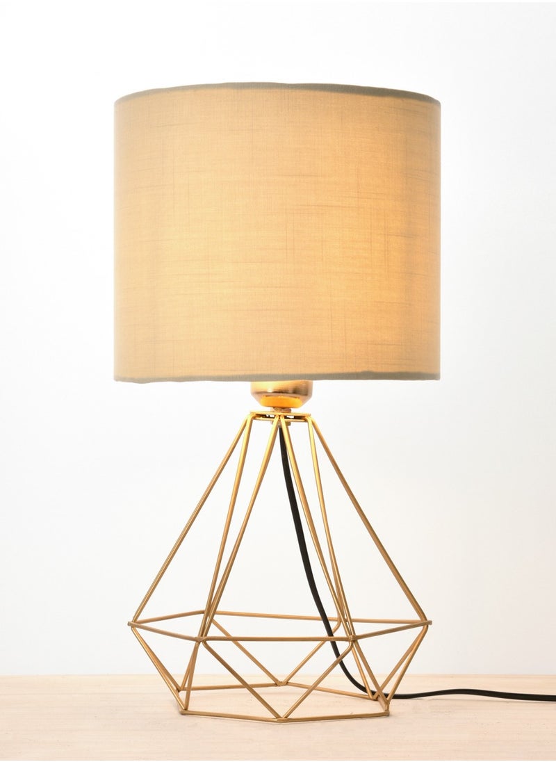 El Rawda Lighting - Diamond Fit Table Lamp - Gold - Image 1