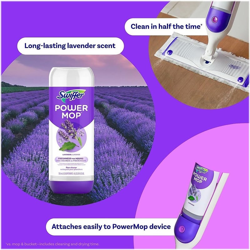 Procter & Gamble Swiffer Power Mop Cleaning Solution - Lavender Scent - Image 5