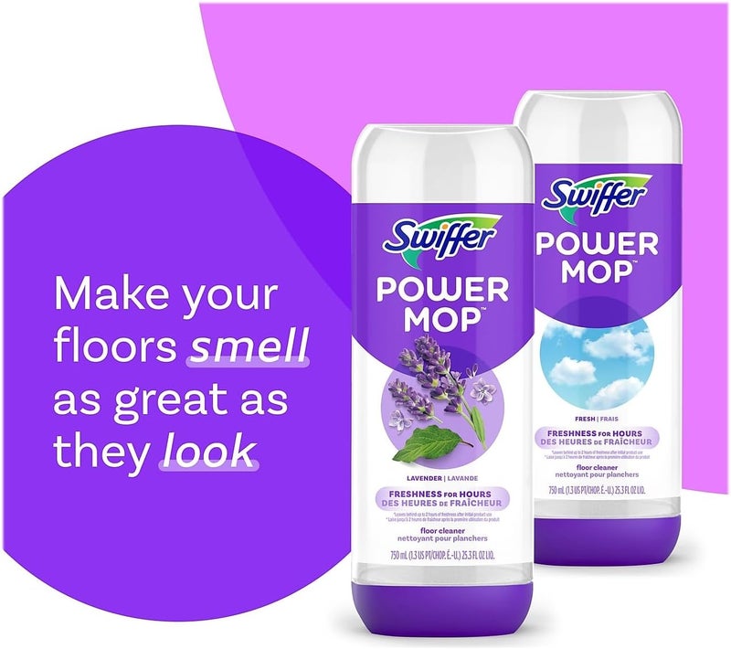 Procter & Gamble Swiffer Power Mop Cleaning Solution - Lavender Scent - Image 2