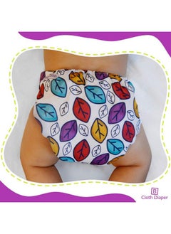 BEMBIKA Cloth Diapers For Babies Washable Reusable Adjustable Sizes (2 Combo) (No Inserts Included) (Leaf + Baby Cat)  - Image 4
