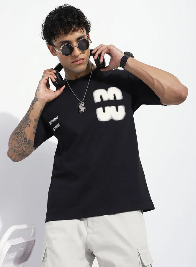 Difference of Opinion Men Oversized Short Sleeve Printed T-Shirt