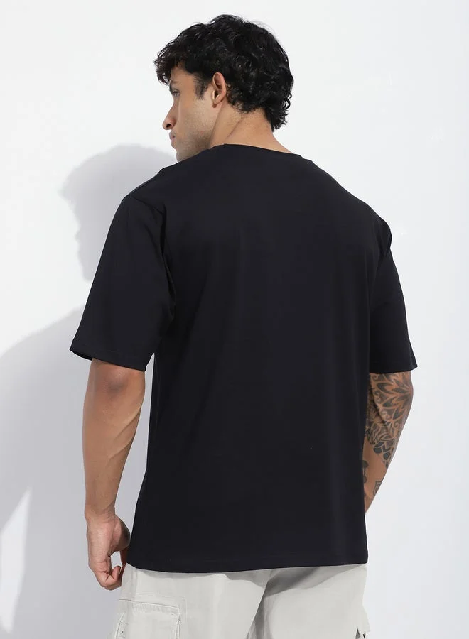 Difference of Opinion Men Oversized Short Sleeve Printed T-Shirt