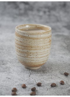 ShebSheb Retro Ceramic Coffee Mug,Coarse Pottery Coffee Cup  - Image 1