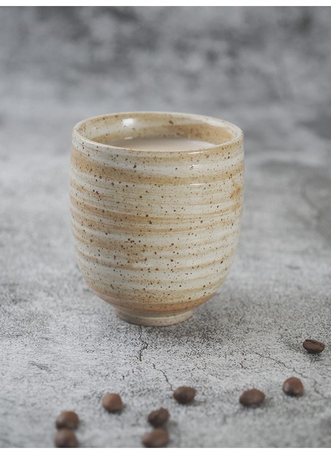 ShebSheb Retro Ceramic Coffee Mug,Coarse Pottery Coffee Cup  - Image 1