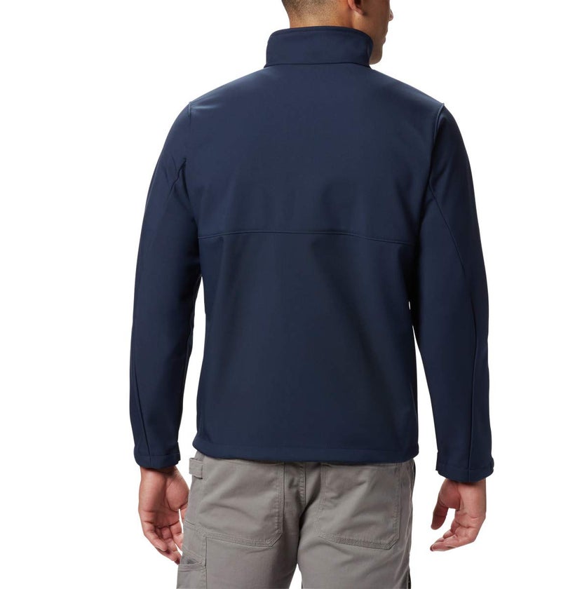 Columbia Men's Ascender Softshell Front-Zip Jacket, Collegiate Navy, Large - Image 2